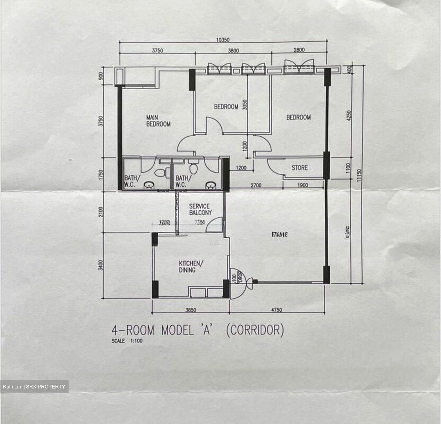 Blk 159 Hougang Street 11 (Hougang), HDB 4 Rooms #505123511